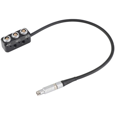 CAMVATE One RS 3-Pin Male to Two 0B 2-Pin & One RS 3-Pin Female Power Splitter Cable