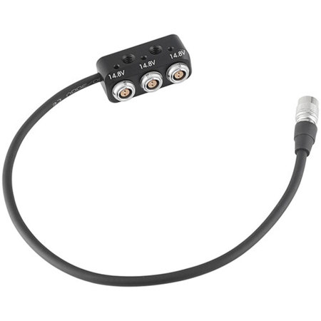 CAMVATE One 4-Pin Hirose Male to Three 0B 2-Pin Female Power Splitter Cable