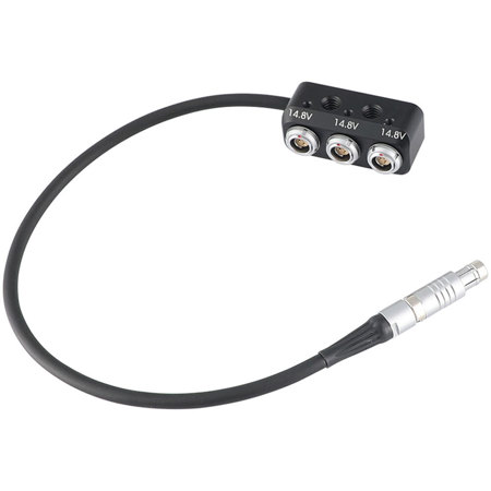 CAMVATE One RS 3-Pin Male to Three RS 3-Pin Female Power Splitter Cable