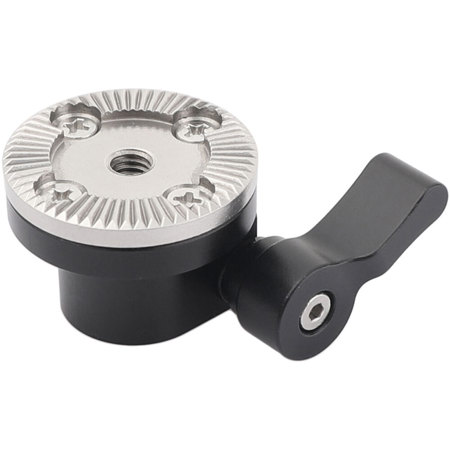 CAMVATE Standard ARRI Rosette M6 Thread Mount with 15mm Single Rod Holder