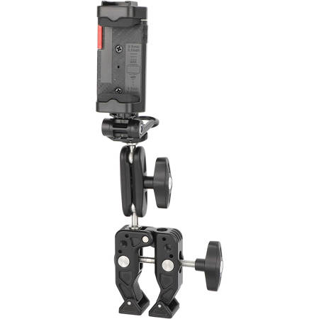 CAMVATE 360 Degree Swivel Smartphone Mount with Super Clamp and Mini Magic Arm