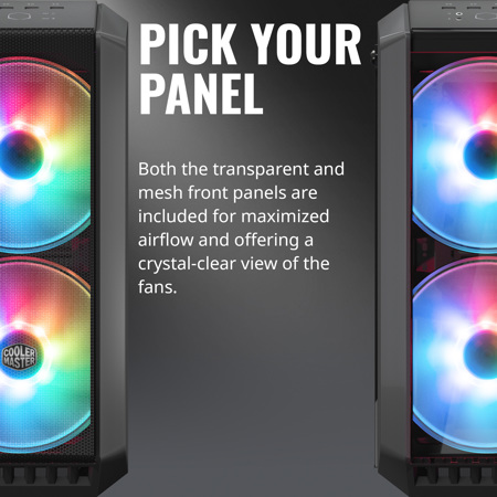 Cooler Master MasterCase H500 ARGB Airflow ATX Mid-Tower Case