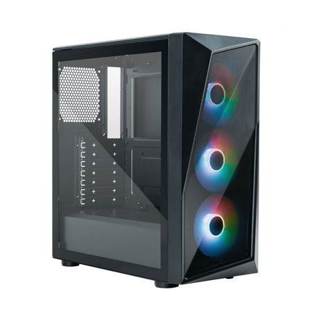CoolerMaster CMP 520 ARGB ATX Mid-Tower Case, Black