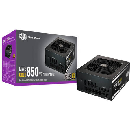 CoolerMaster MWE Gold 850 V2 80 Plus Full Modular ATX Power Supply