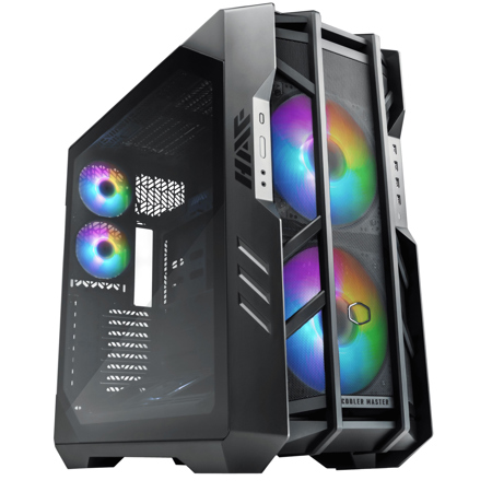 CoolerMaster HAF 700 ARGB E-ATX Full-Tower PC Case, Black