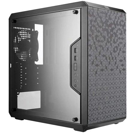 CoolerMaster MasterBox Q300L Mini Tower Case, 2x 2.5" Drive Bays, Black