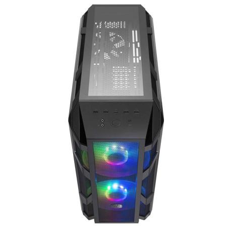 CoolerMaster MasterCase H500M Mid Tower Desktop Case, 6x 2.5" Bays, Iron Gray