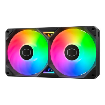 CoolerMaster SickleFlow Edge 240 240mm ARGB Case Fan, Black