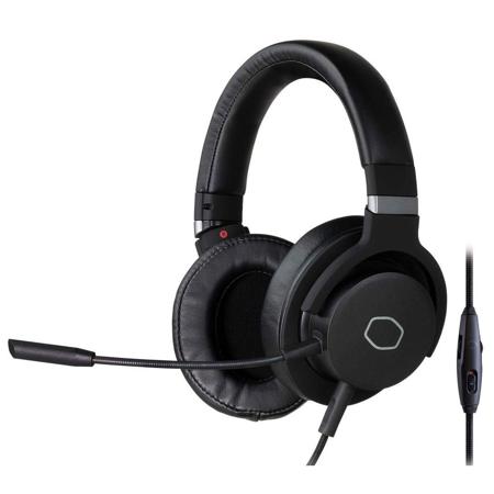 CoolerMaster MH-751 40mm Over-The-Head Wired Gaming Headset with Mic, Gray/Black