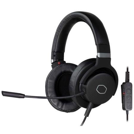 CoolerMaster MH-752 40mm Virtual 7.1 Sound Gaming Headset, Gray/Black