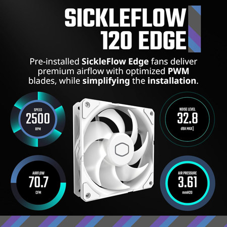 CoolerMaster MasterLiquid 240 Atmos 240mm AiO ARGB CPU Liquid
