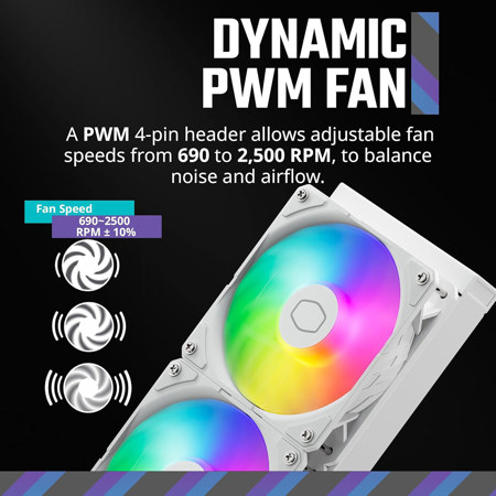 CoolerMaster MasterLiquid 240 Atmos 240mm AiO ARGB CPU Liquid