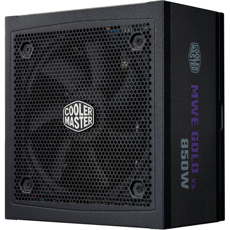 CoolerMaster MWE Gold 850 V3 850W 80+ Gold Full Modular ATX Power Supply, Black
