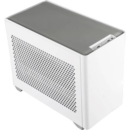 CoolerMaster MasterBox NR200 Mini-ITX Mini-Tower Case, White