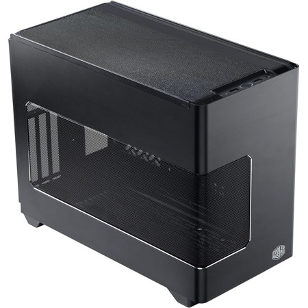 CoolerMaster MasterBox NR200P V3 Mini-ITX Mini-Tower Case, Black