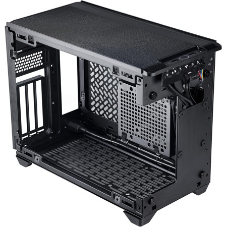 CoolerMaster MasterBox NR200P V3 Mini-ITX Mini-Tower Case, Black