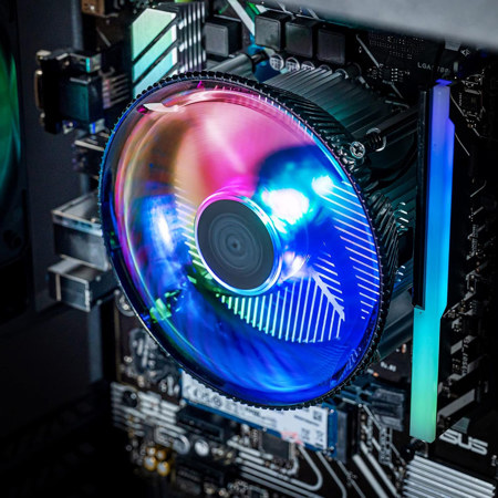 CoolerMaster I70C 120mm ARGB CPU Air Cooler, Black RR-I7C7-18PA-R1