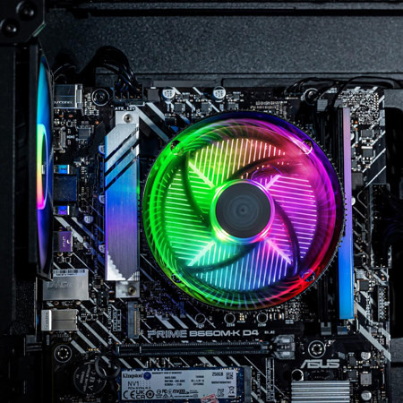 CoolerMaster I70C 120mm ARGB CPU Air Cooler, Black RR-I7C7-18PA-R1