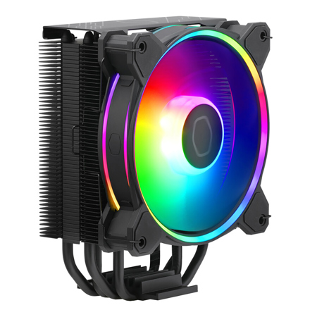 CoolerMaster Hyper 212 Halo 120mm ARGB CPU Air Cooler, Black