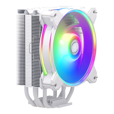 CoolerMaster Hyper 212 Halo 120mm ARGB CPU Air Cooler, White