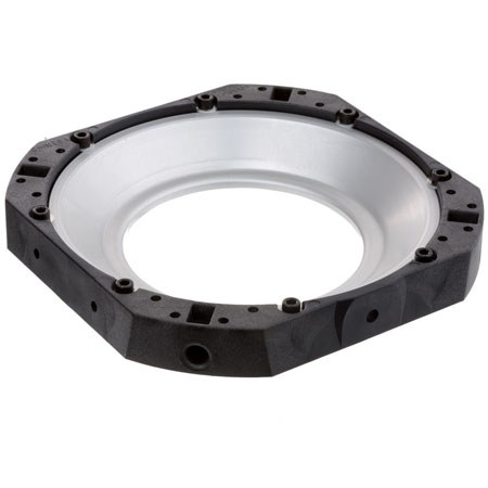 Chimera 5" Metal Quick Release Speed Ring Attaches the Video Pro Bank to the Arri 125 HMI, Plus 300, and Similar Hot Lights.