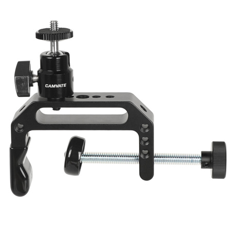 CAMVATE Universal Super C-Clamp with 1/4"-20 Ball Head Support Holder, Extended Edition