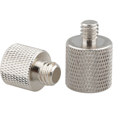 CAMVATE 1/4" Female to 3/8" Male + 3/8"-16 Female to 1/4"-20 Male Screw Adapter