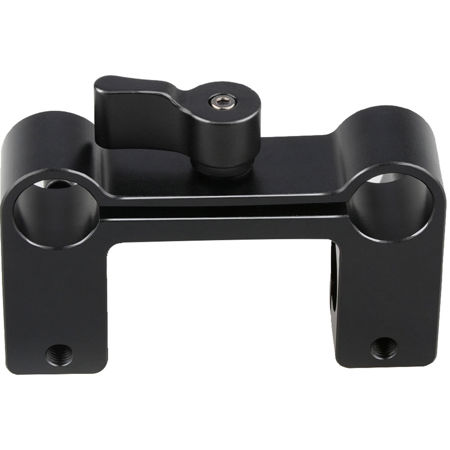 CAMVATE 15mm Rod Offset Railblock 90 Degree DSLR Support Set with Black Knob