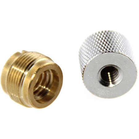 CAMVATE 3/8"-16 F to 5/8"-27 M & 1/4"-20 F to 3/8"-16 M Screw Thread Adapter Set