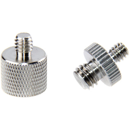 CAMVATE 3/8"-16 Female to 1/4"-20 Male and 1/4"-20 Male to 3/8"-16 Male Screw Adapter Set