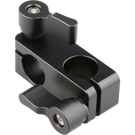 CAMVATE 90 Degree Rod Rig Adapter Clamp, Black Knob