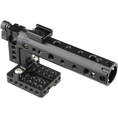 CAMVATE Top Handle Rig with Top Plate, 15mm Rod Clamp and Cold Shoe Mount