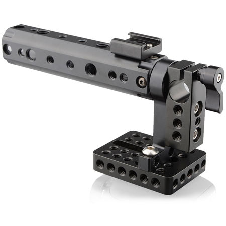 CAMVATE Top Handle Rig with Top Plate, 15mm Rod Clamp and Cold Shoe Mount