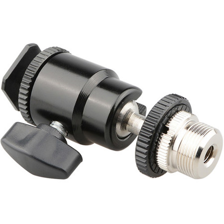 CAMVATE Mini Ball Head Shoe Mount with 5/8"-27 Thread Adapter