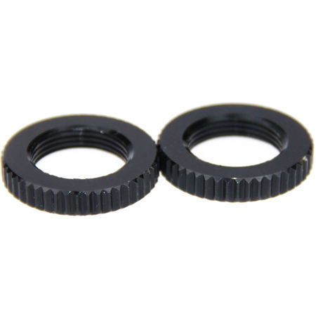CAMVATE 5/8"-27 Dual Lock Nut for 5/8" Cold Hot Shoe Adapter Screw Mount, 2-Pack