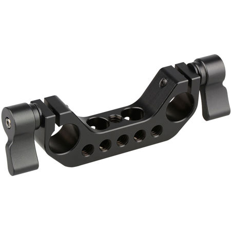 CAMVATE 15mm Rod Clamp Railblock with Black Knob for DLSR Camera Cage Baseplate