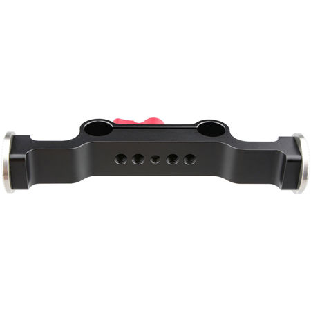 CAMVATE Dual Rod Clamp with ARRI Rosette Adapter, Red Wingnut