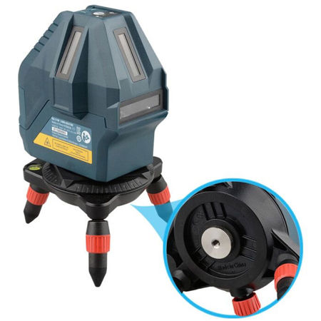 LUORNG 2PCS Laser Level To Tripod Threaded Adapter 3/8 Male To 5/8-11 Female Aluminum Microphone Stand Adapter For Photographic Equipment Black