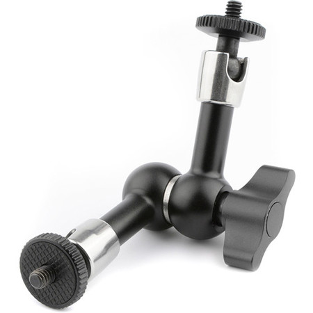 CAMVATE 7" Articulating Magic Arm V1 with 1/4"-20 Screws, Black Knob