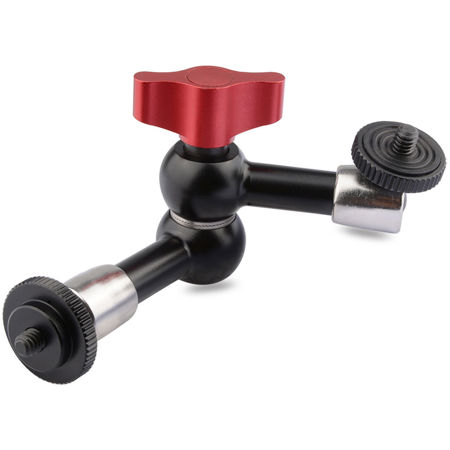 CAMVATE 7" Articulating Magic Arm V1 with 1/4"-20 Screws, Red Knob