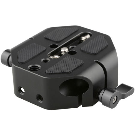 CAMVATE Baseplate with 7.9" 15mm Rods for Canon/Sony Cameras, Black Wingnut