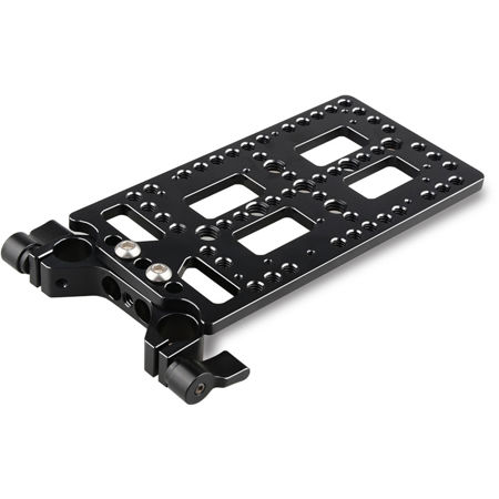 CAMVATE Multi-Purpose Mounting Cheese Plate with Railblock, Black Levers