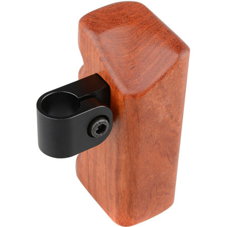 CAMVATE Right Hand Wooden Handle Grip with 15mm Rod Clamp Connector