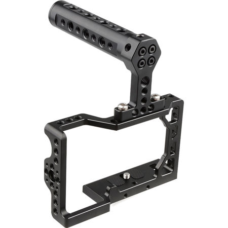 CAMVATE Camera Cage with Top Handle Grip for Sony a6500