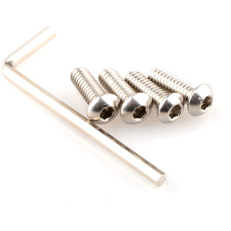 CAMVATE 1/4"-20 M Threading Hexagon Socket Button Head Cap Screw Adapter, 4-Pack