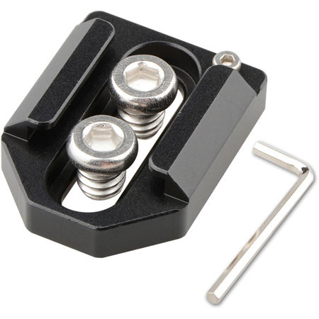 CAMVATE Dual 1/4"-20 Mount to Shoe Adapter, Black