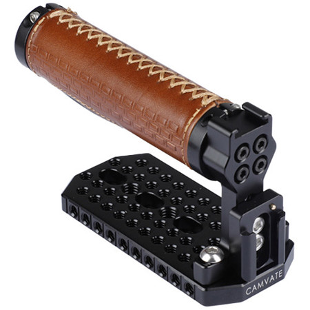 CAMVATE Leather Handle Grip Top Cheese Plate for Blackmagic Design URSA Mini