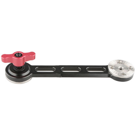 CAMVATE NATO Rail Rosette Extension Arm, Red Thumbscrew