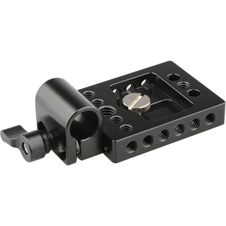 CAMVATE Mini Mounting Plate Rod Clamp for 15mm Rod Support DSLR Rig