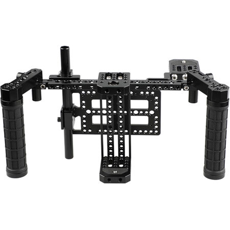 CAMVATE Director's Monitor Cage Kit with Multi-Function Plate Adjustable Rack